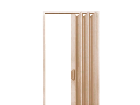 Porta sanfonada 60cm Fortlev - Bege